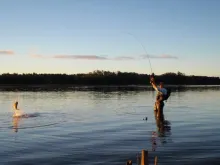 User submitted picture: despite the cold water,18...