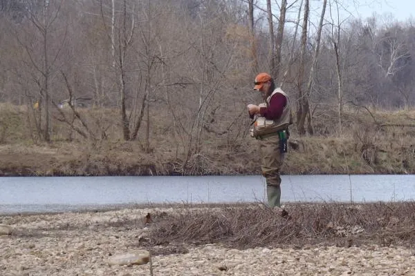 User submitted picture: tying on the fly